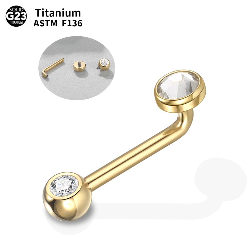 Body Jewelry Vch - 1pc Implantat qualität Titan Christina vertikale