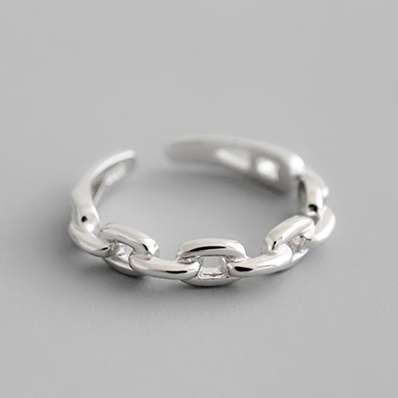 Body Jewelry Wholesale - 925 Sterling Silber Kuba Kette opne
