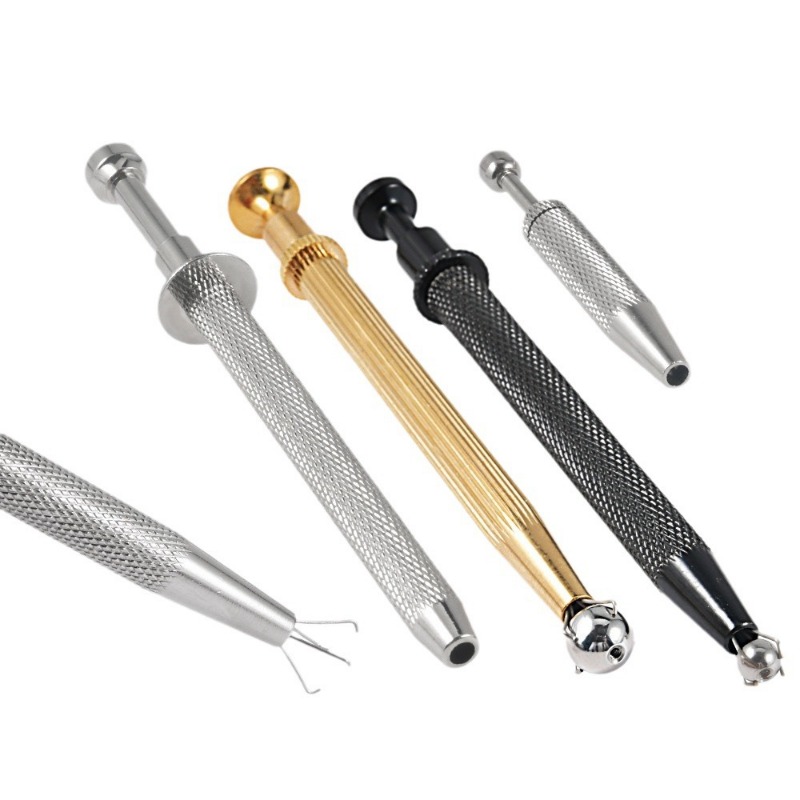 Body Jewelry Metal Types - 1 Stück Chirurgenstahl Professioneller Push-in-Spritzentyp Quad