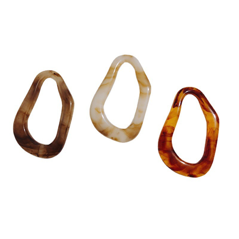 Body Jewelry Wholesale - Großhandel 50 teile/los farbdruck geometrie unregelmäßige