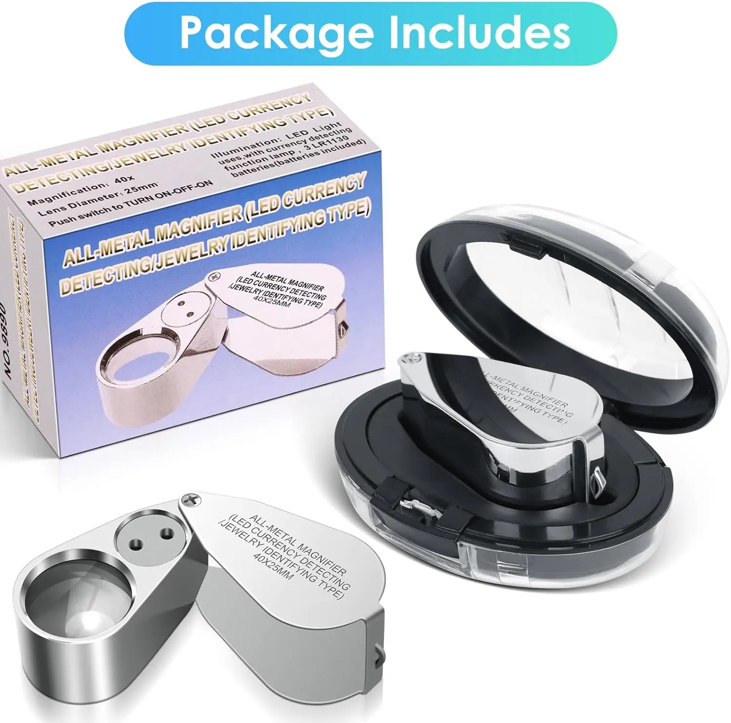 40-fache beleuchtete Juwelierl – Body Jewelry Repair Bewertung und Preis