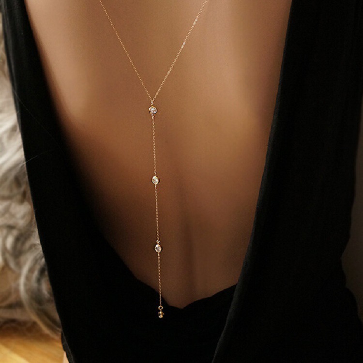 Neue Strass Sexy frauen Zurück – Body Jewelry Outfit Bewertung und Preis