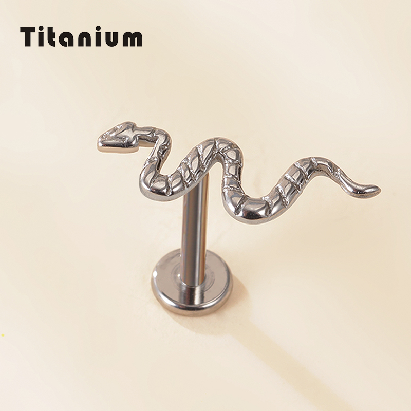 G23 Titan Schlange/Biene/Feder – Body Jewelry Metal Types Bewertung und Preis