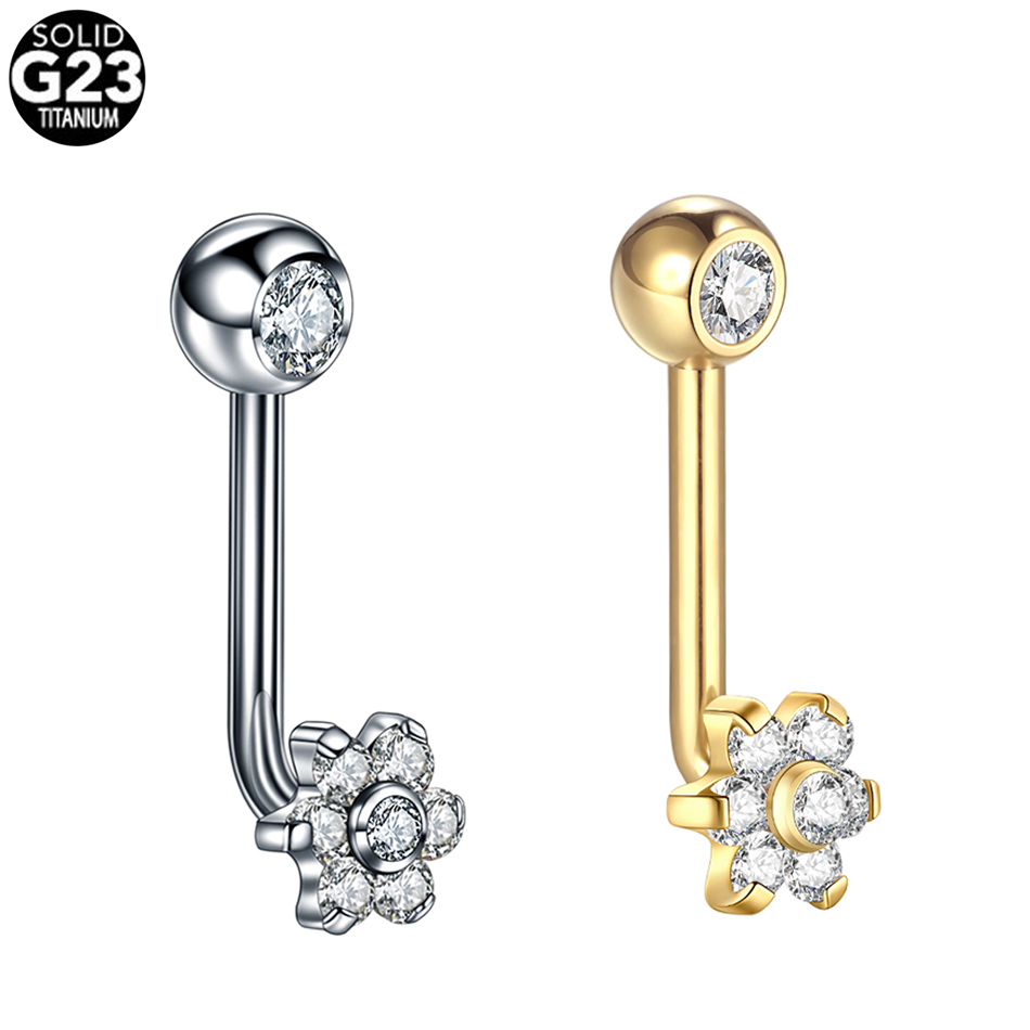 1 Stück 14G Titan Blume Christ – Body Jewelry Vch Bewertung und Preis