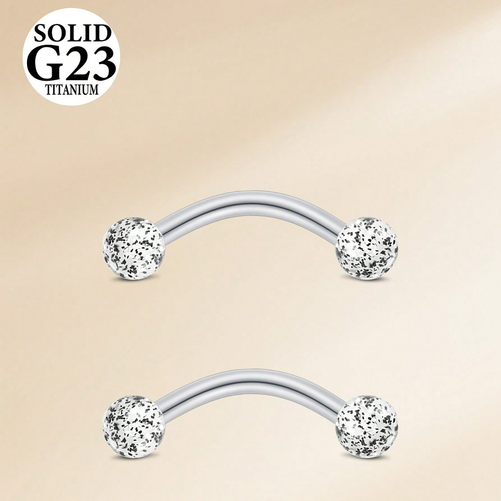2 Stück 16G 8/10mm Titanlegier – Body Jewelry Vch Bewertung und Preis