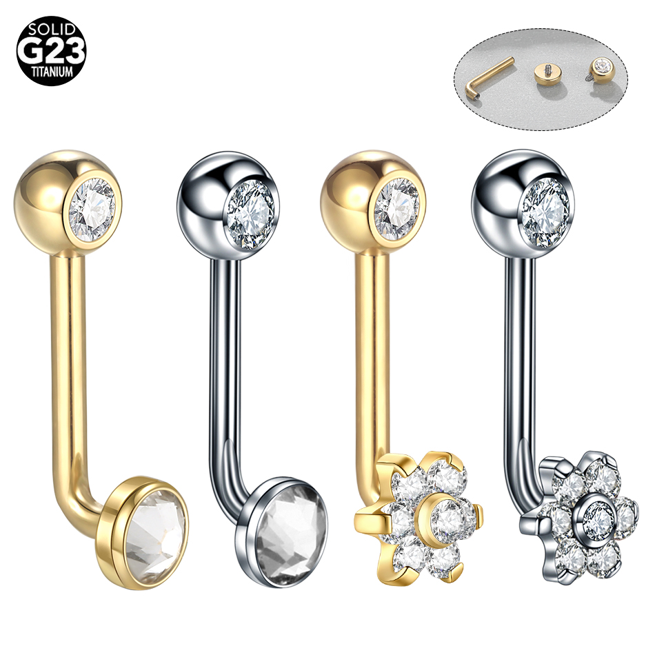 10 teile/los Titan Zirkon Chri – Body Jewelry Vch Bewertung und Preis