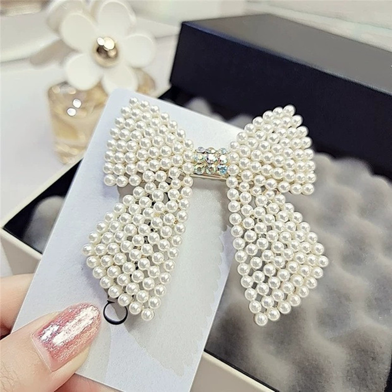Strass Perle Bogen Haar Clips  – Body Jewelry Wholesale Bewertung und Preis