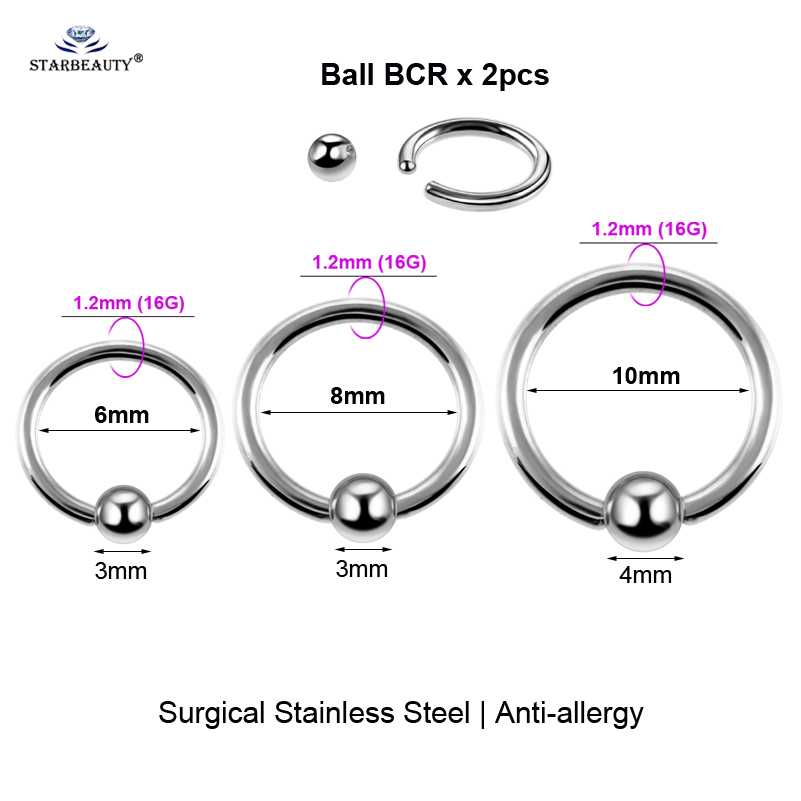 2 stücke Mehrzweck BCR Gesicht – Body Jewelry Vch Bewertung und Preis
