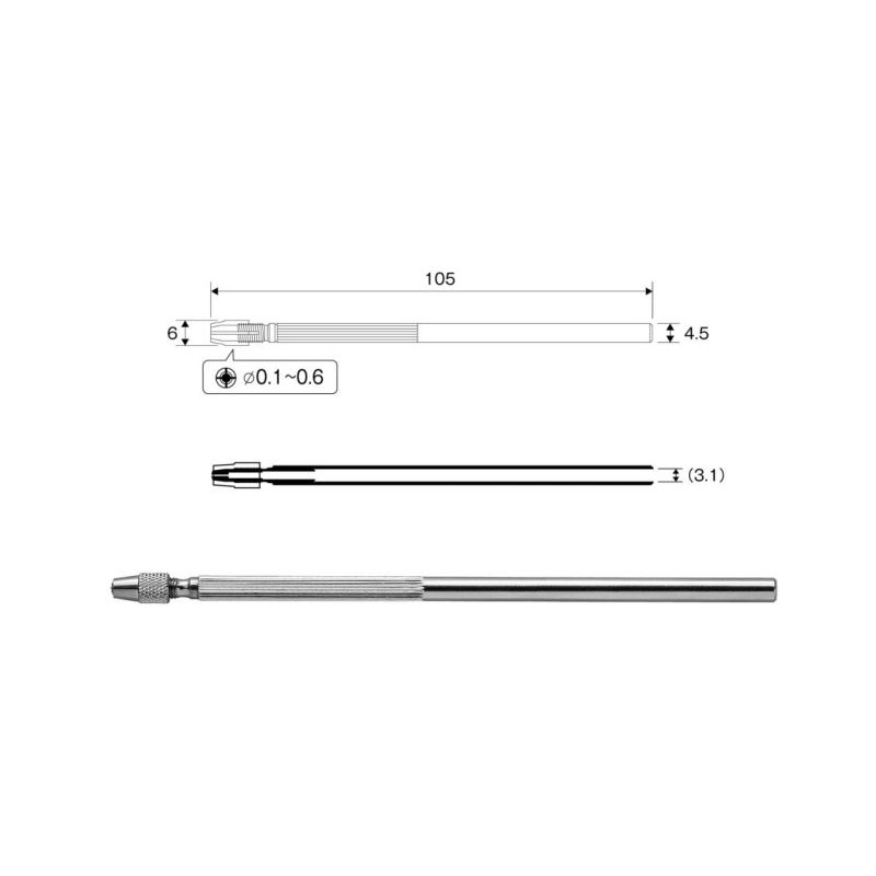 ANEX Präzisions-Stiftspannbohr – Body Jewelry Metal Types Bewertung und Preis