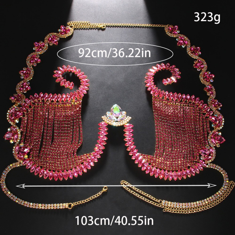 Frauen Körper Brust Kette Sexy – Body Jewelry Metal Types Bewertung und Preis