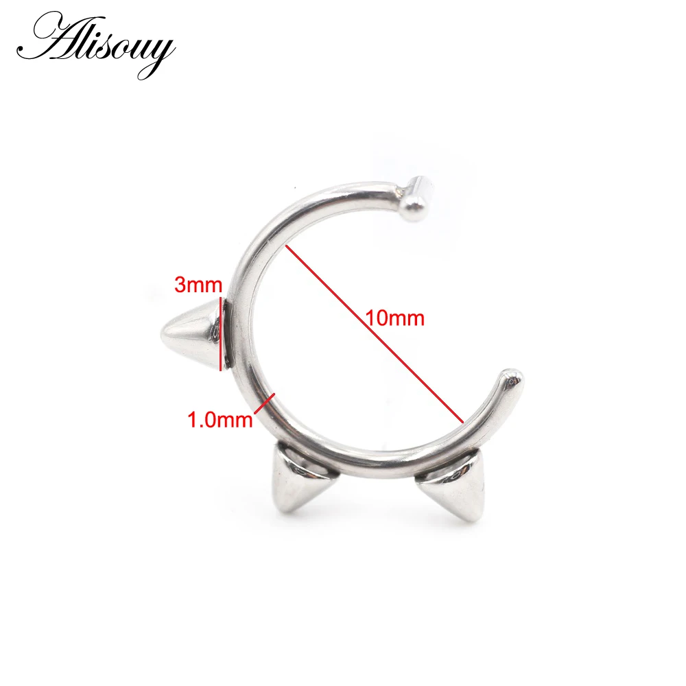 1-teiliger Nasenring aus Edels – Body Jewelry Metal Types Bewertung und Preis