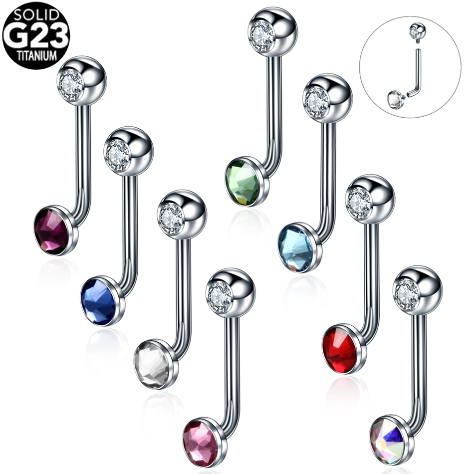 1PC Titan Christina Vertikale  – Body Jewelry Vch Bewertung und Preis