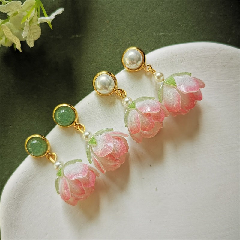 Einzigartige Lotusblüten-Ohrhä – Body Jewelry Wholesale Bewertung und Preis