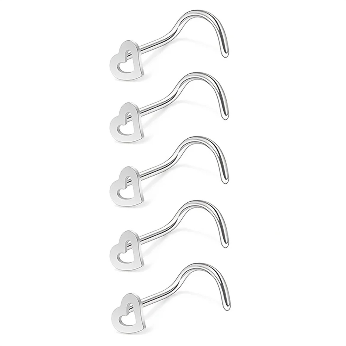 EVISPOL 5 Stück Modische Herzf – Body Jewelry Metal Types Bewertung und Preis
